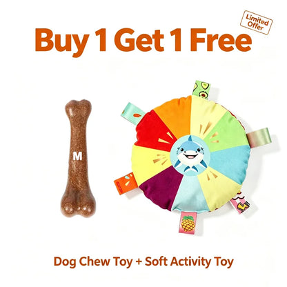PowerChew Savory Beef Bone – Durable Interactive Molar Toy for Aggressive Chewers