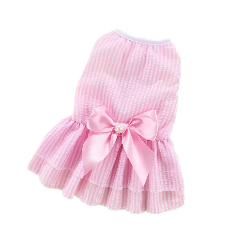 SweetPet Summer Princess Dress – Adorable Skirt for Small Dogs & Cats