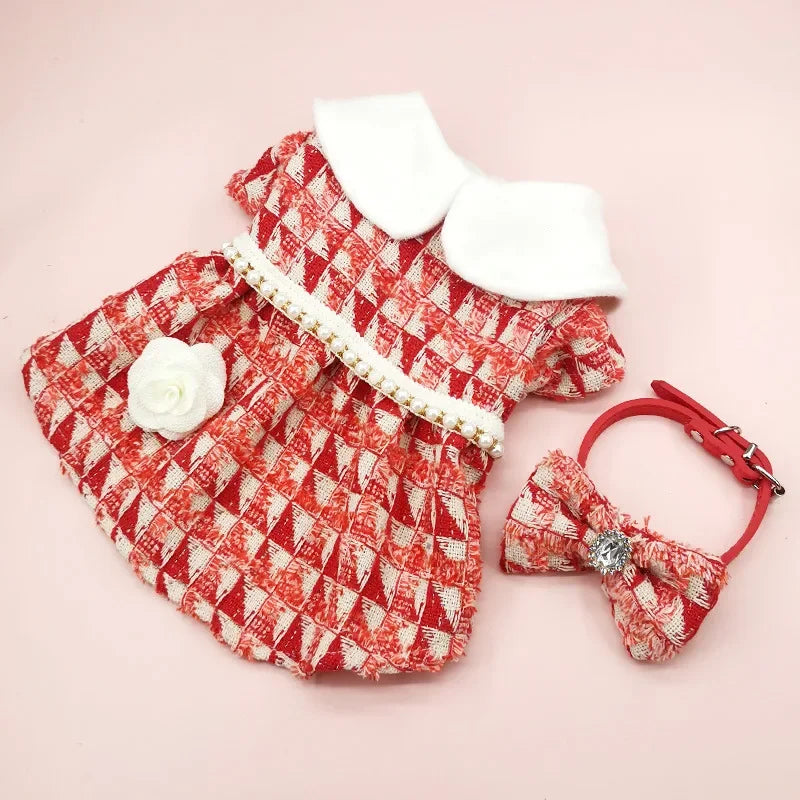VelvetPaws Classic Tweed Dress Jacket – Timeless Warmth for Small Pets