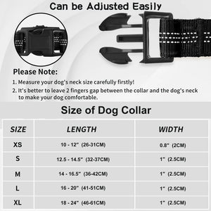 AirTag Dog Collar, Reflective Air Tag Dog Collar for Apple,