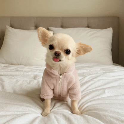 Luxurious Comfort: Rabbit Fur-Inspired Winter Coat for Dogs