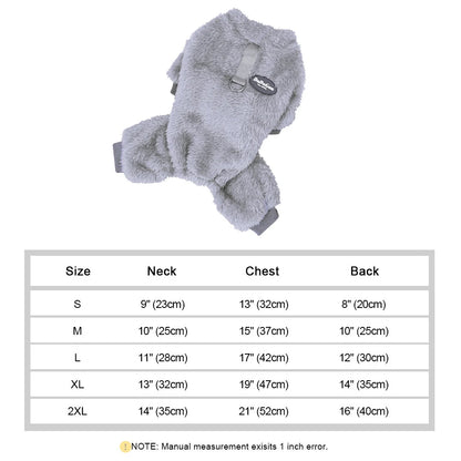 Cozy Coral Fleece Pet Vest – Warm Sweater for Small Breeds