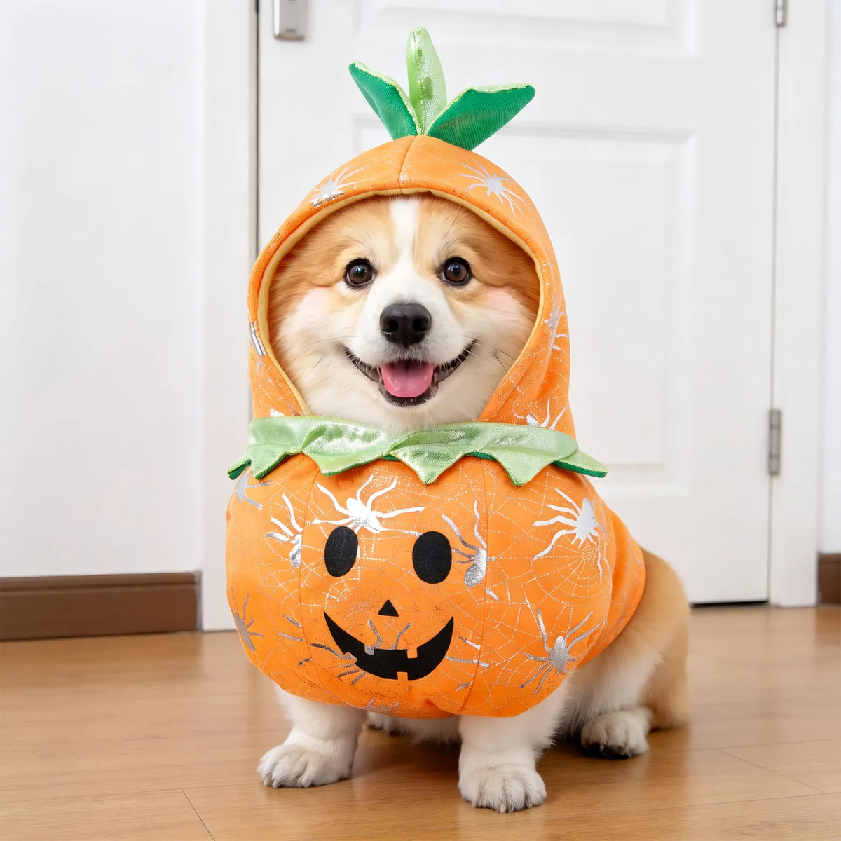 Spooktacular Pet Transformation Costume – Festive Fleece Halloween Apparel for Dogs & Cats