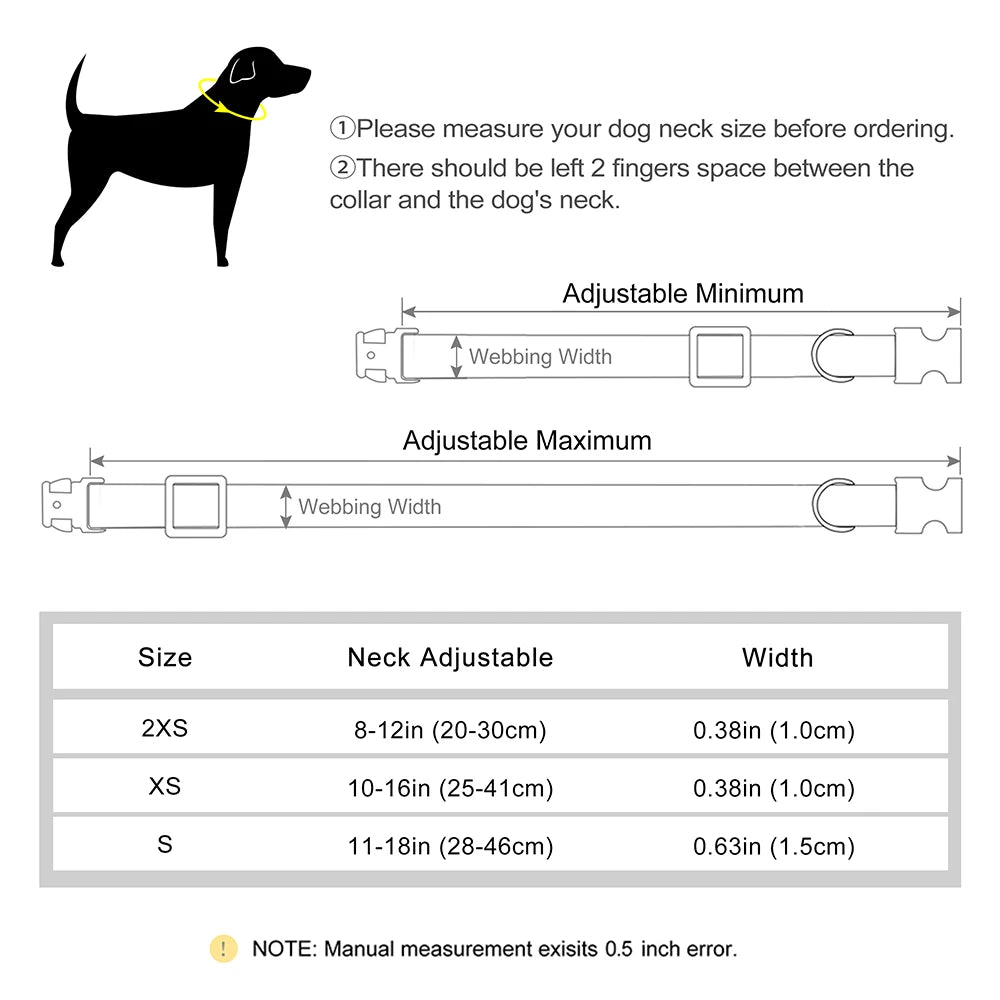 BowtieCharm Personalized Dog & Cat Collar – Custom Engraved Nameplate for Small and Toy Breeds