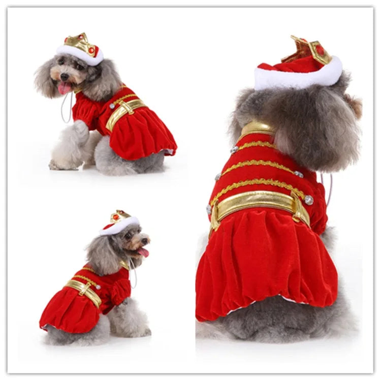 Festive Costume Set – Charming Holiday Cosplay Apparel for Dogs & Cats for Halloween, Christmas and more