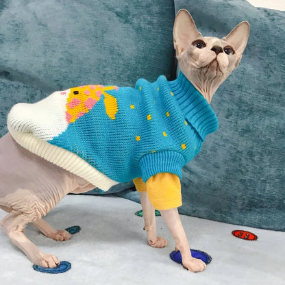 Cute Cat Sweater Costume Winter