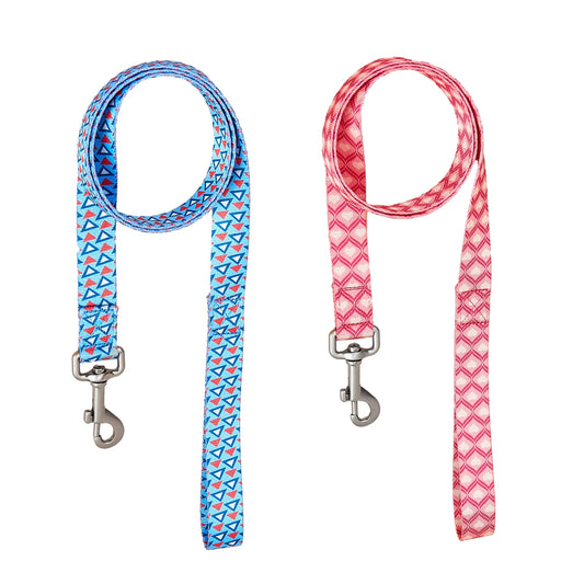 SilkPrint Comfort Leash – Vibrant Nylon Lead for Stylish Walk