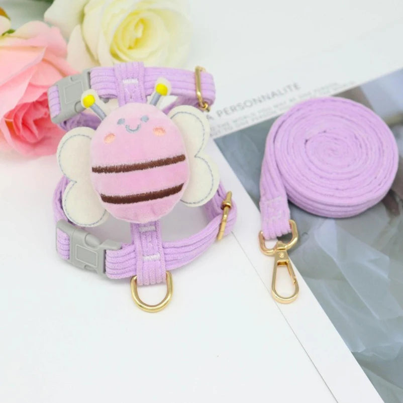 Cute Harness Leash Set for Small Pets