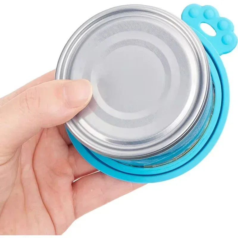 FreshSeal Silicone Pet Food Can Cover & Spoon Set - 2 Pack